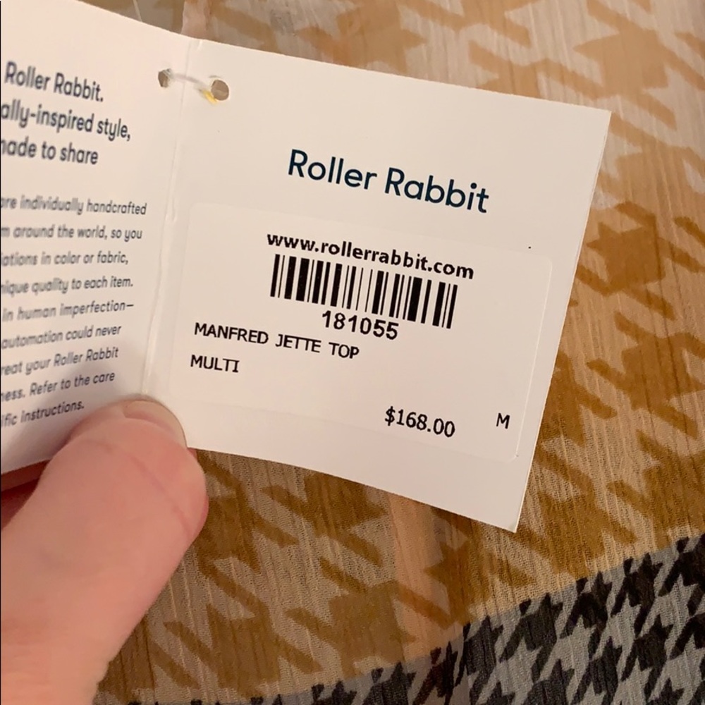 NWT Roller Rabbit Top - Picture 2 of 4